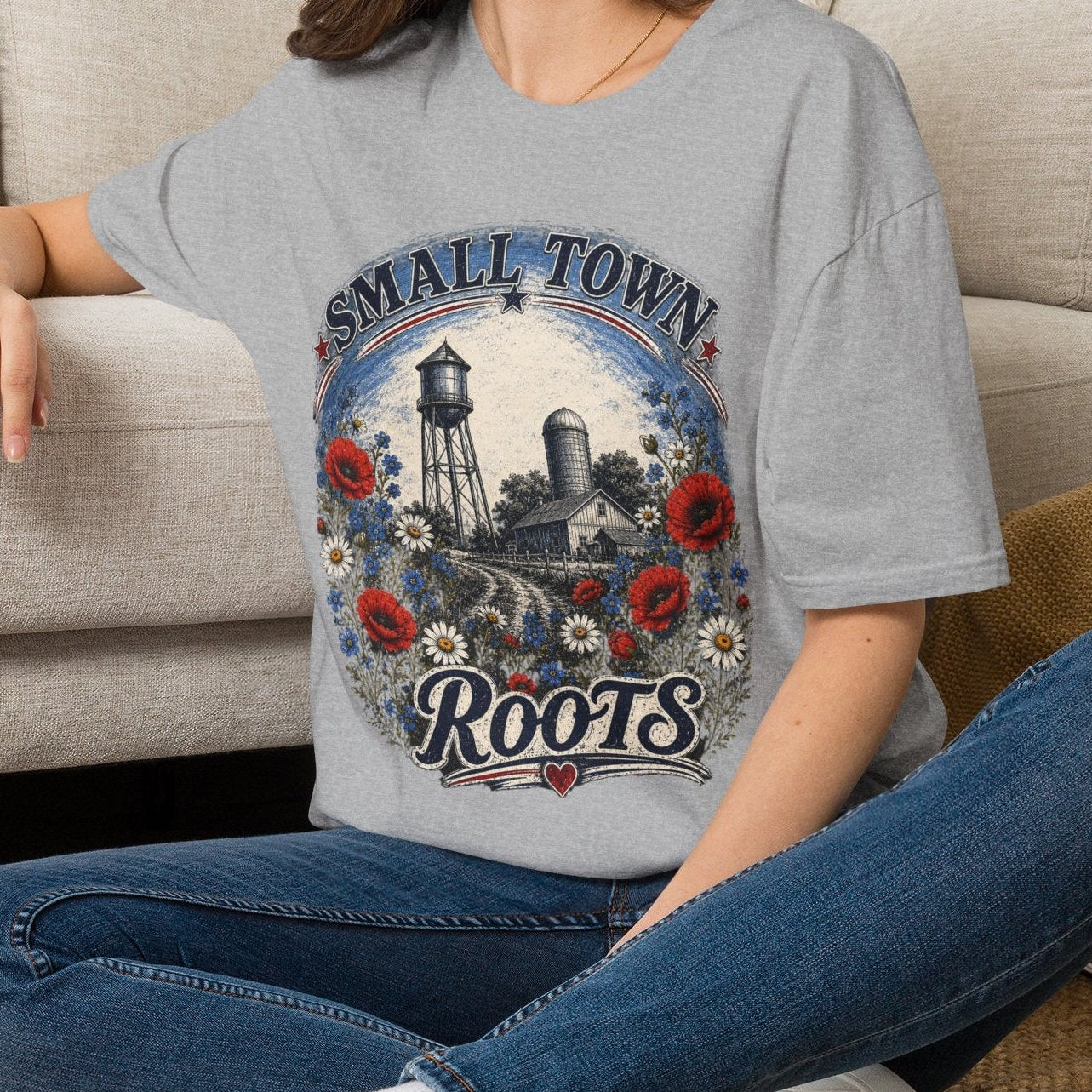 Country Small Town Roots - Women's T-shirt