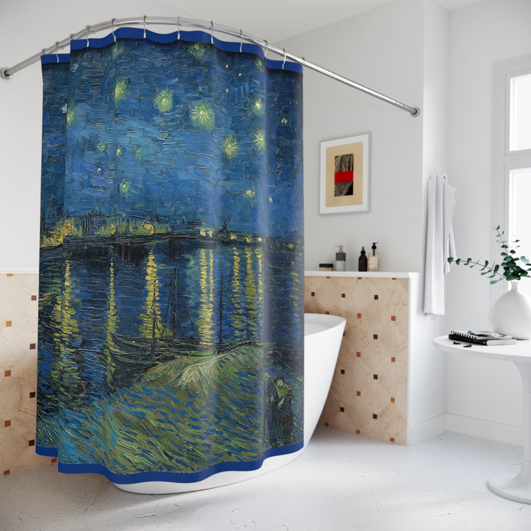 Starry Night Shower Curtains