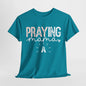 Praying Mama White Pink Unisex Heavy Cotton Tee