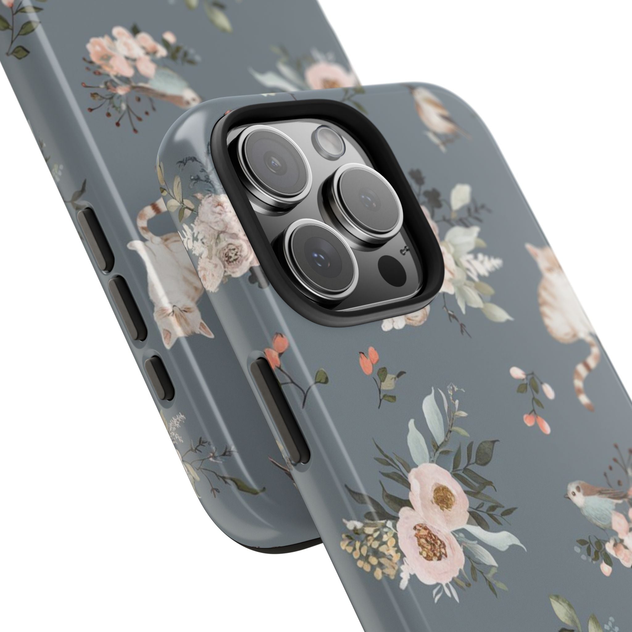 Kitty Cats and Nature - Tough Case for iPhone 14, 15, 16 - Spruced Roost