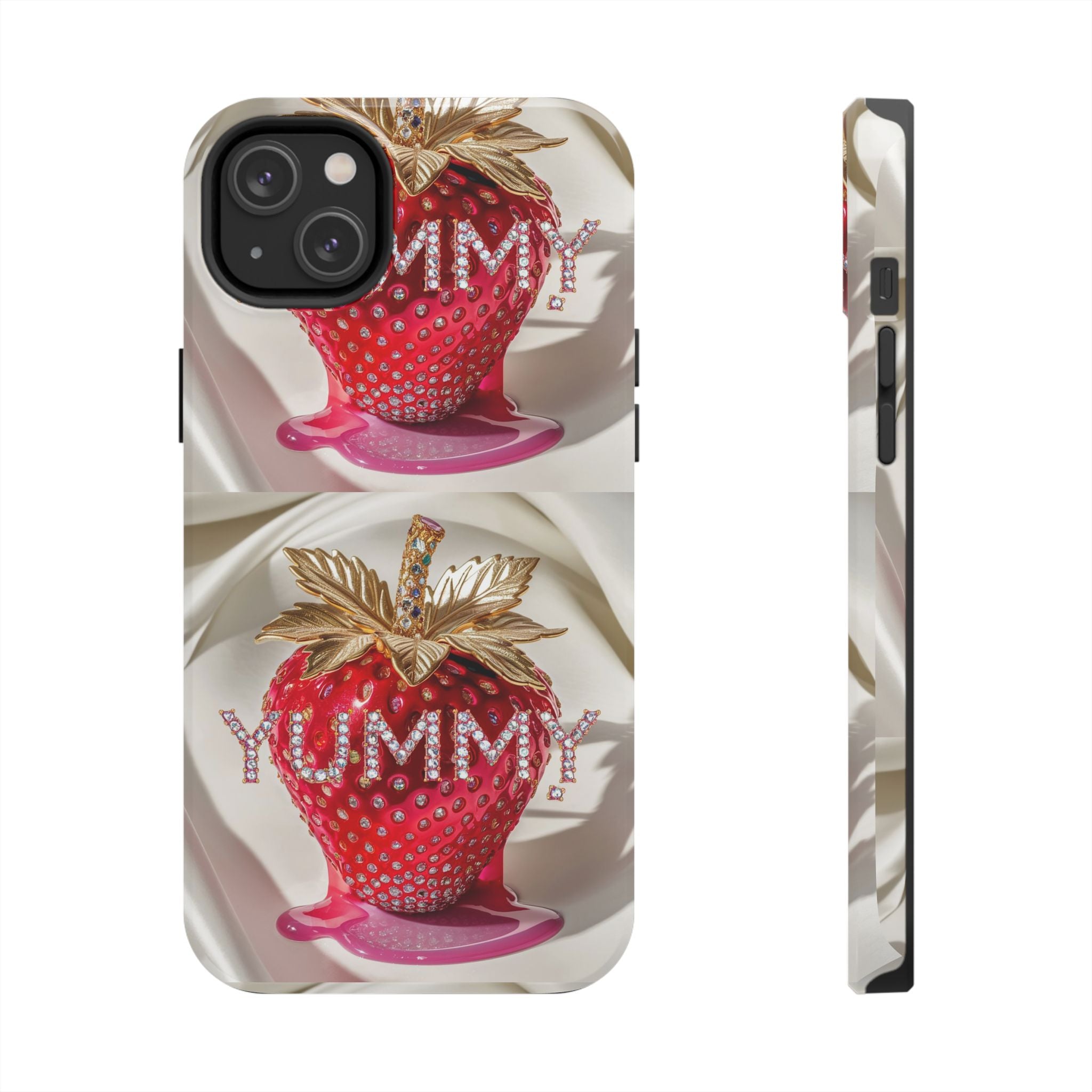 Strawberry Yummy - Tough Case for iPhone 14, 15, 16 - Spruced Roost