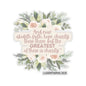 Charity is the Greatest Love - Bible 1 Corinthians 13:13 Kiss-Cut Stickers