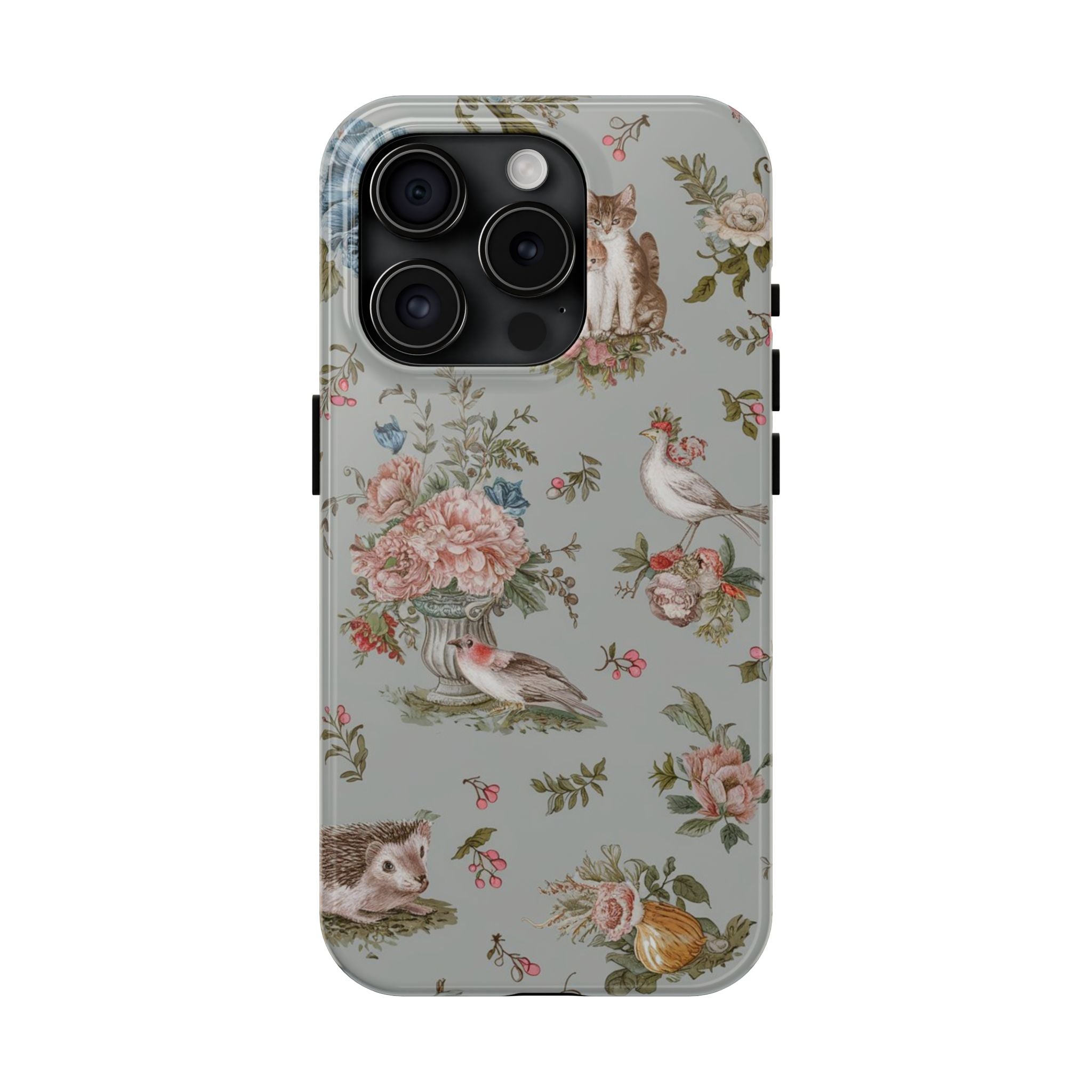Tiptoe through the Cats - Tough Case for iPhone 14, 15, 16 - Spruced Roost