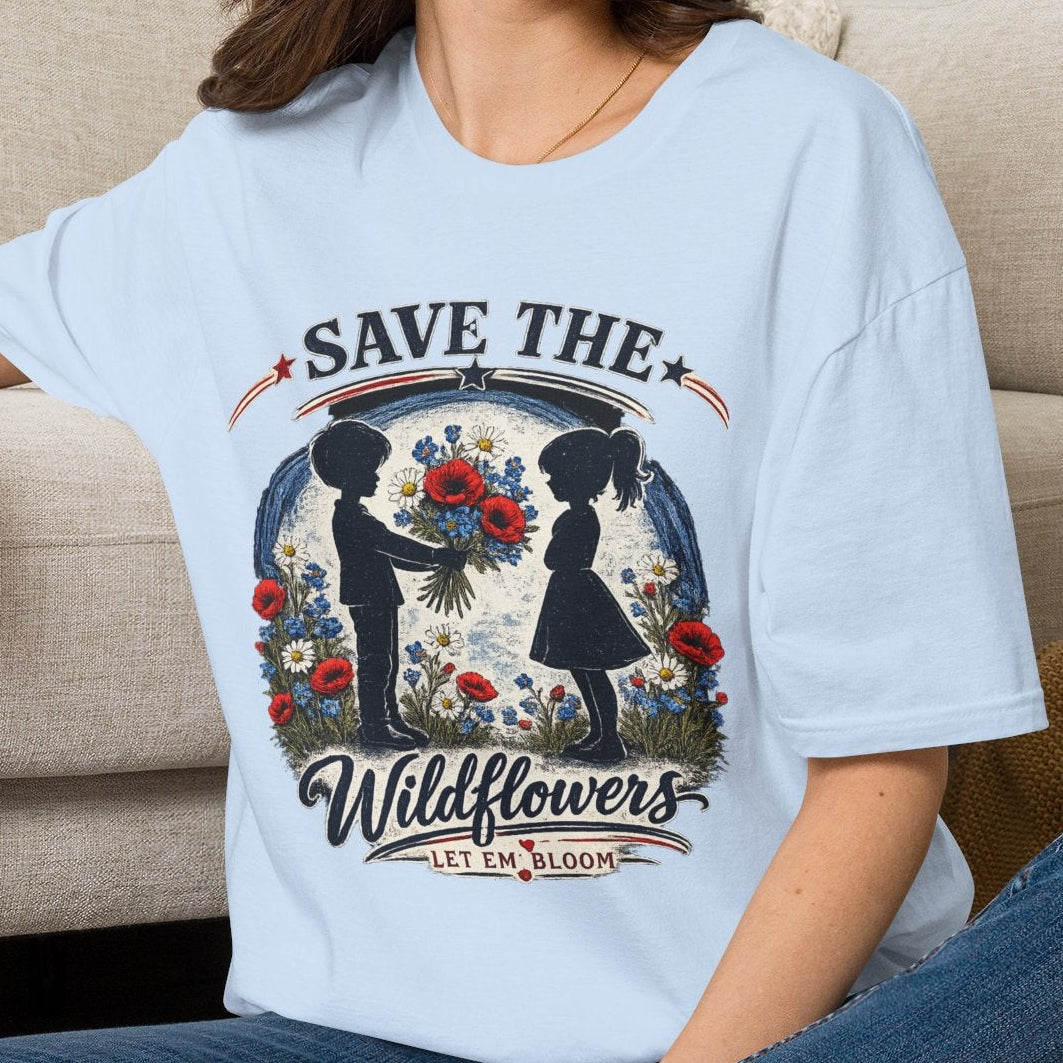 Save the Wildflowers T‑Shirt — Opal Moon Riders Tee