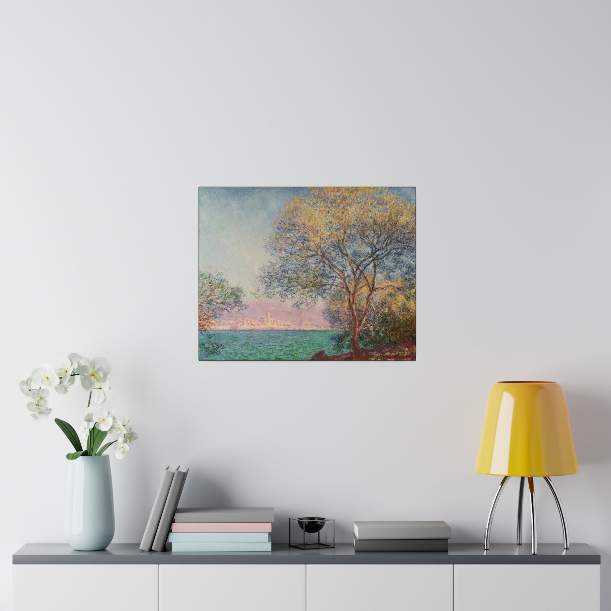 Antibes in the Morning - Claude Monet - Matte Canvas, Stretched, 0.75" - Spruced Roost