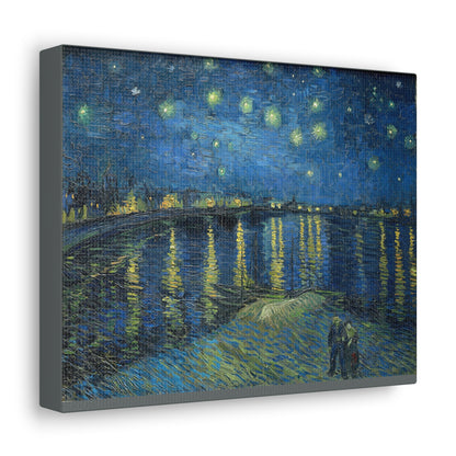 Starry Night Over the Rhone - Vincent Van Gogh Canvas Gallery Wraps