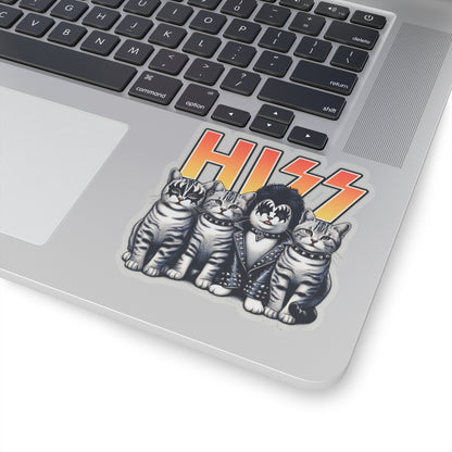 HISS the Kitties Rock Band - Kiss-Cut Stickers