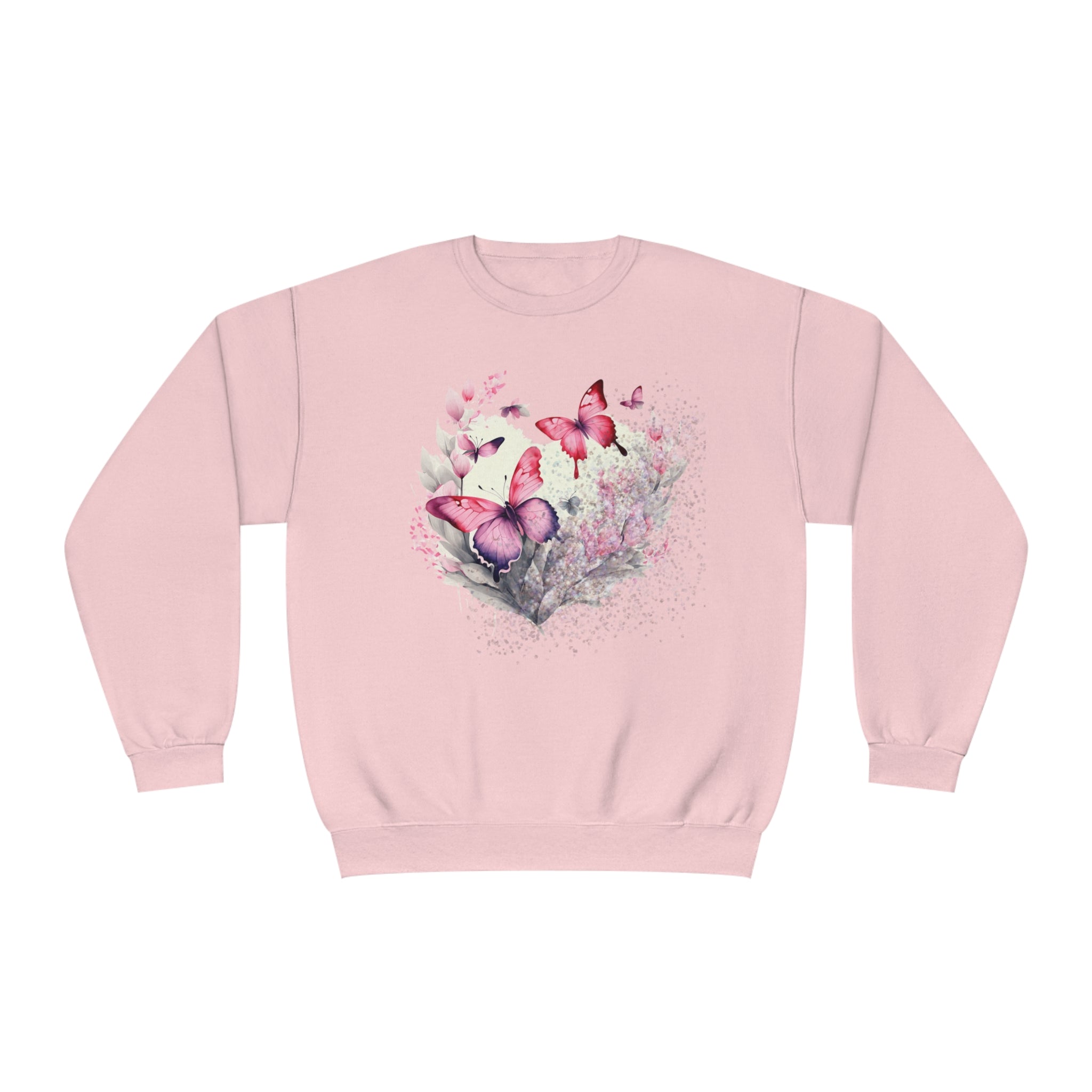 Two Butterflies Unisex NuBlend® Crewneck Sweatshirt - Spruced Roost