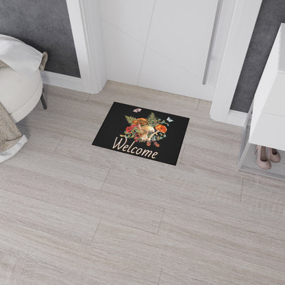 Mushroom Welcome Doormat - Heavy Duty Polyester