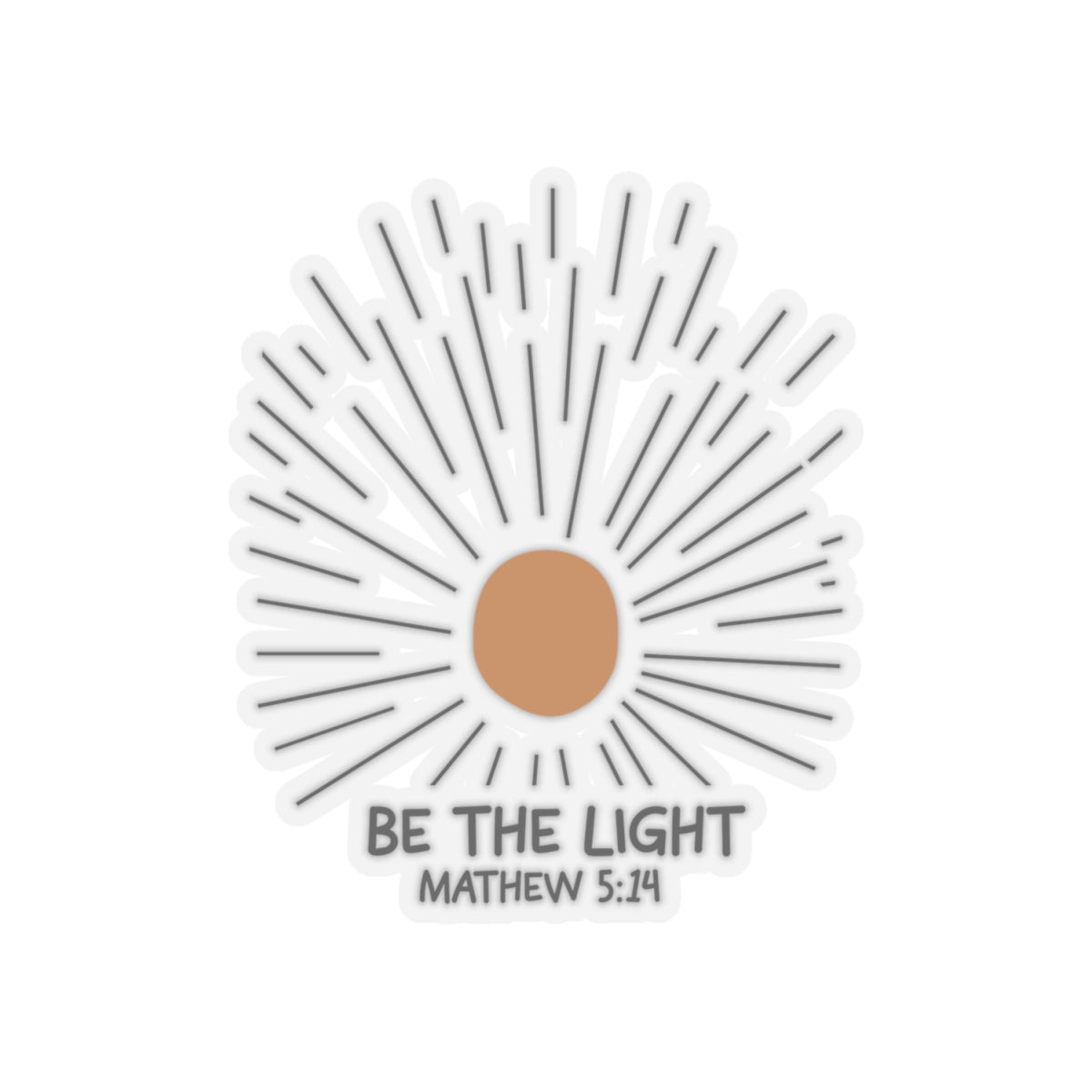 Be The Light - Matthew 5:14 Bible Kiss-Cut Stickers