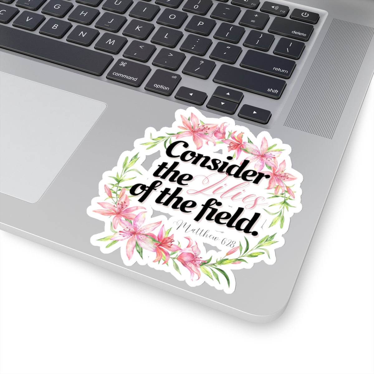 Consider the LIlies of the field Bible Kiss-Cut Stickers