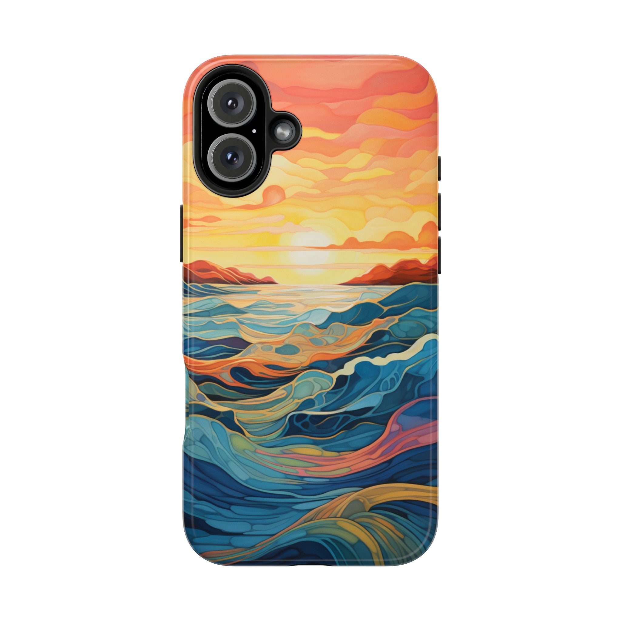 Sunset Swell - Tough Case for iPhone 14, 15, 16