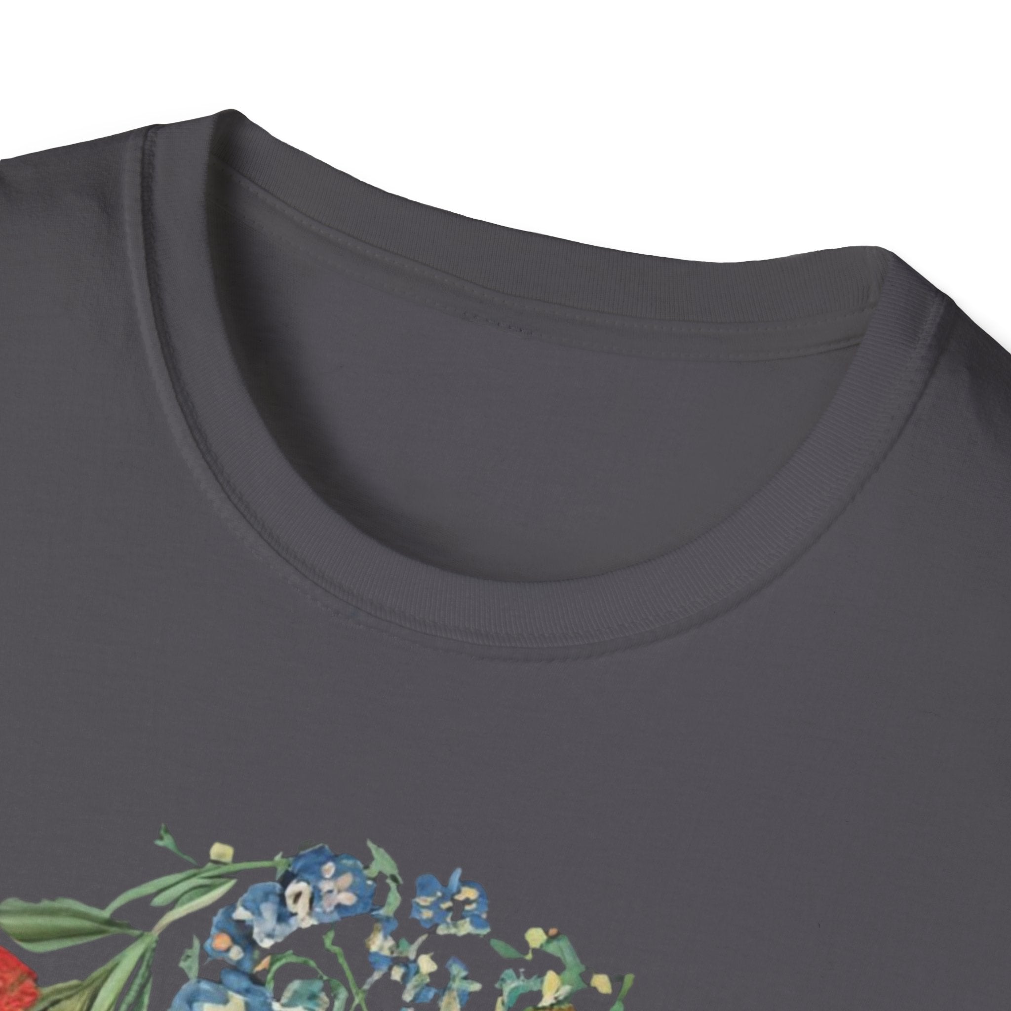 Petal Poetry Unisex Softstyle T-Shirt - S-3XL - Spruced Roost