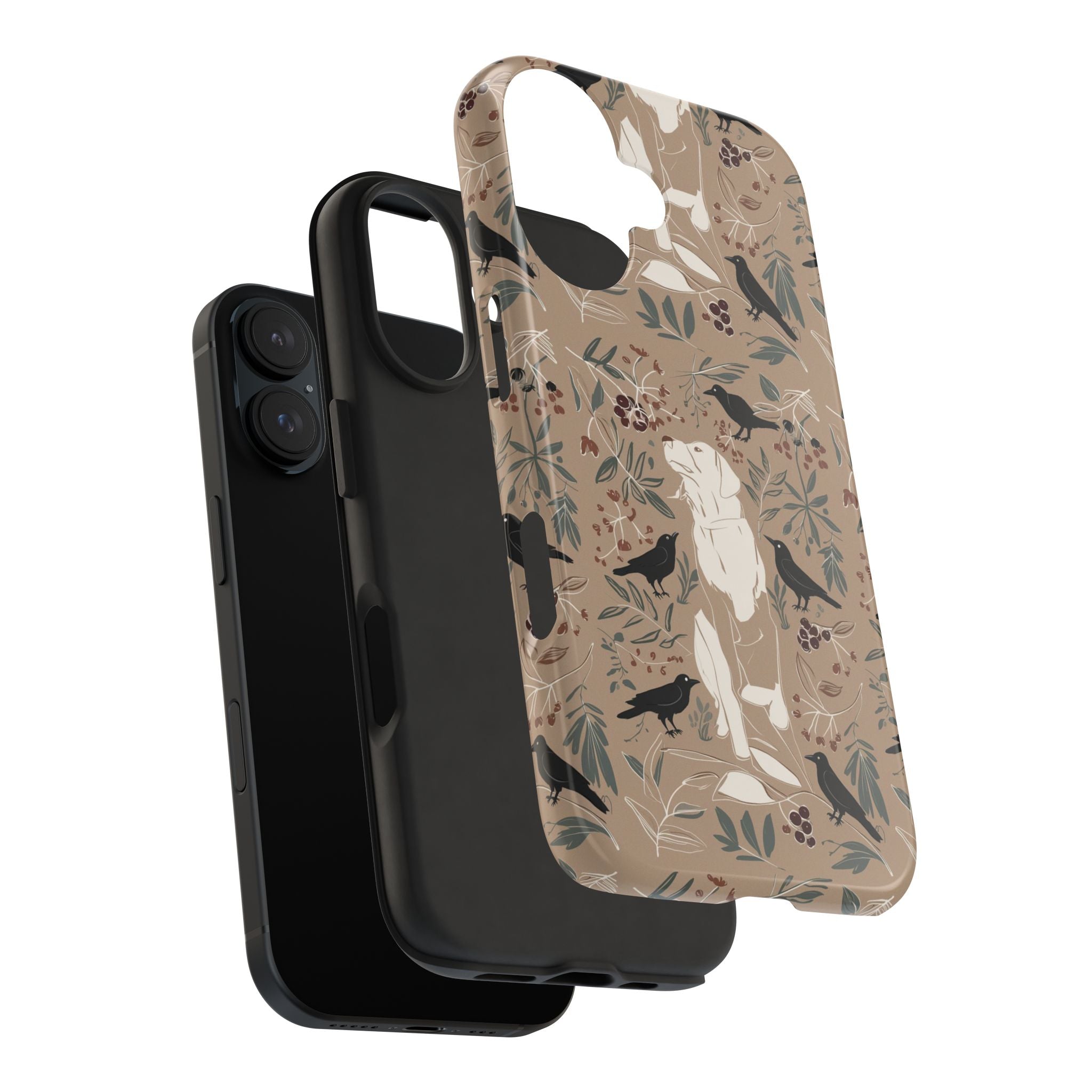 Nature's Dog Walk - Tough Case for iPhone 14, 15, 16 - Spruced Roost