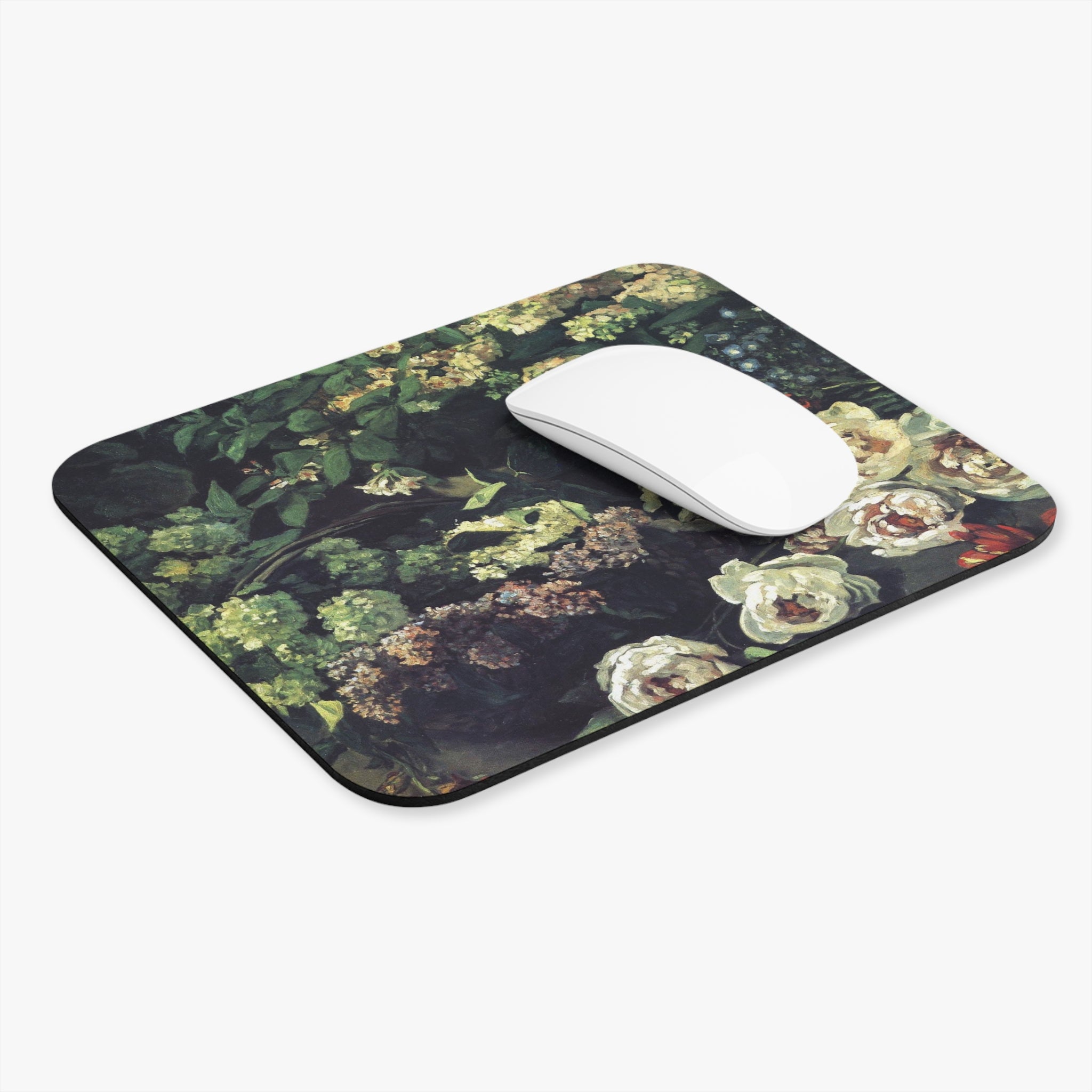 Monet Spring Flowers - Claude Monet - Mouse pad  (Rectangle) - Spruced Roost
