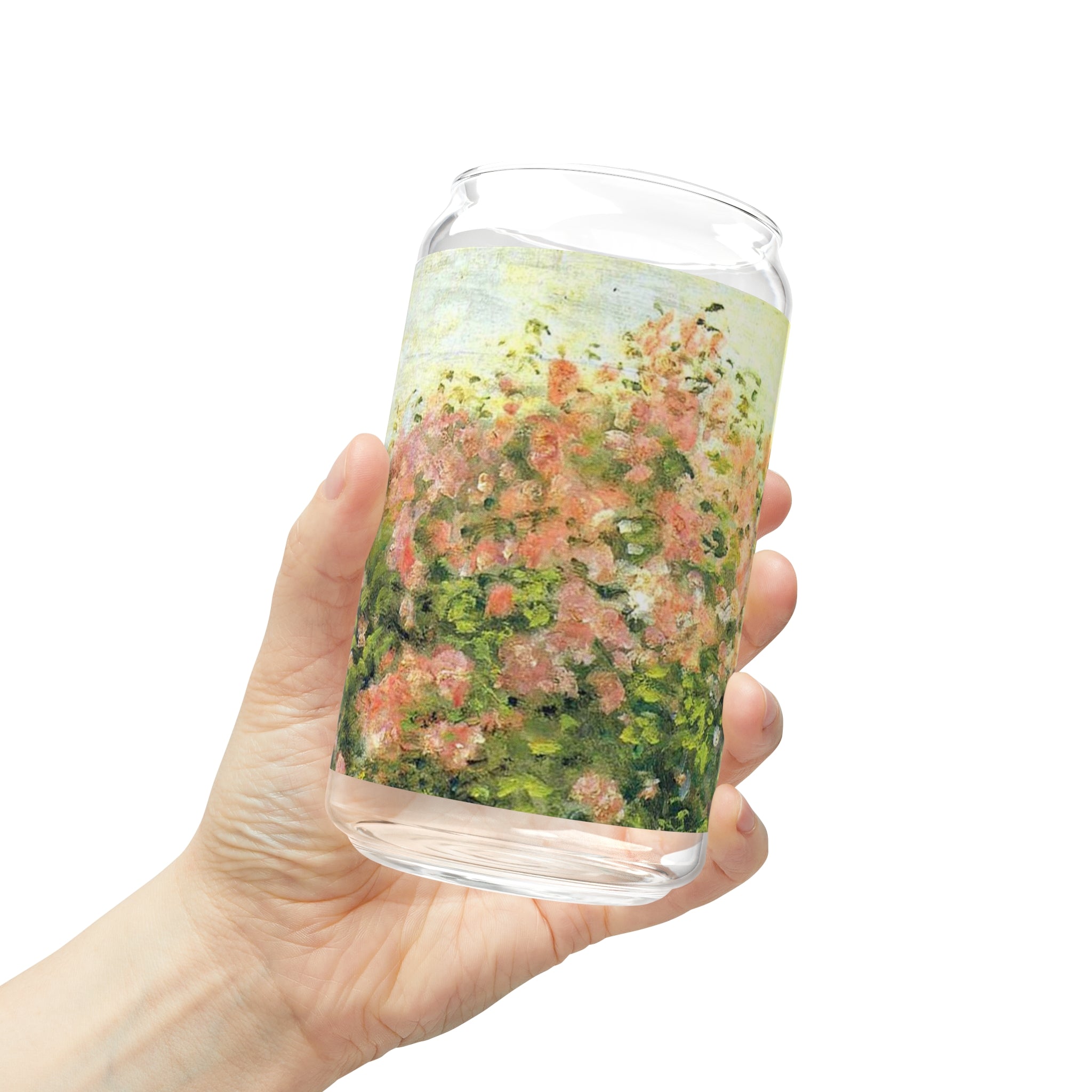 Roses Eterna Sipper Glass, 16oz - Spruced Roost