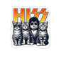 HISS the Kitties Rock Band - Kiss-Cut Stickers