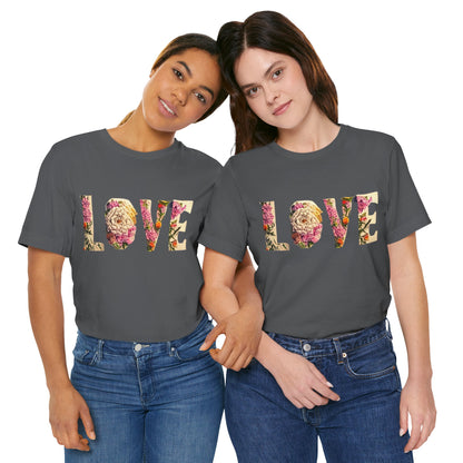 LOVE - Unisex Jersey Short Sleeve Tee - S-3XL