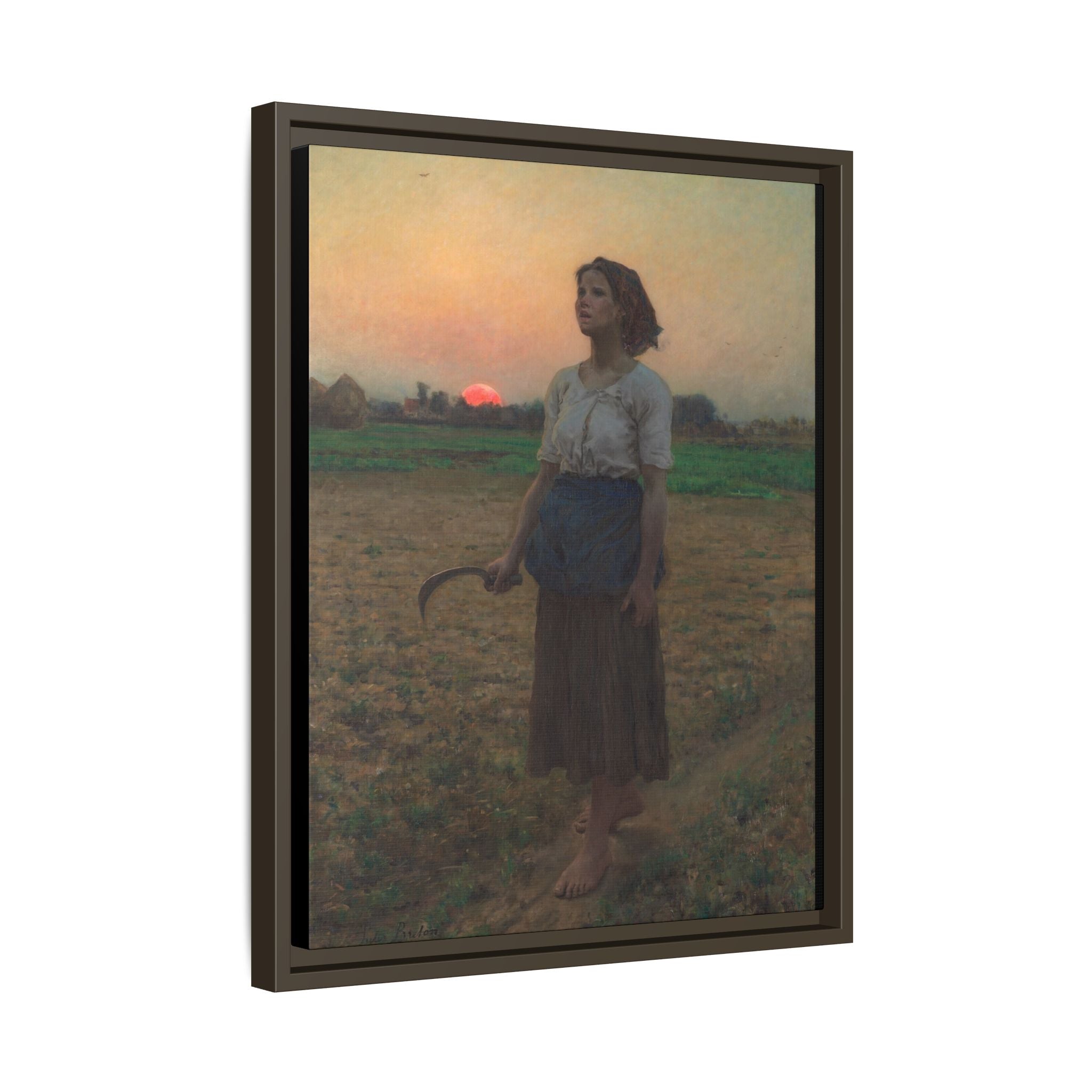 The song of the Lark 1886 - Jules Breton - Matte Canvas, Print (Multi-color)