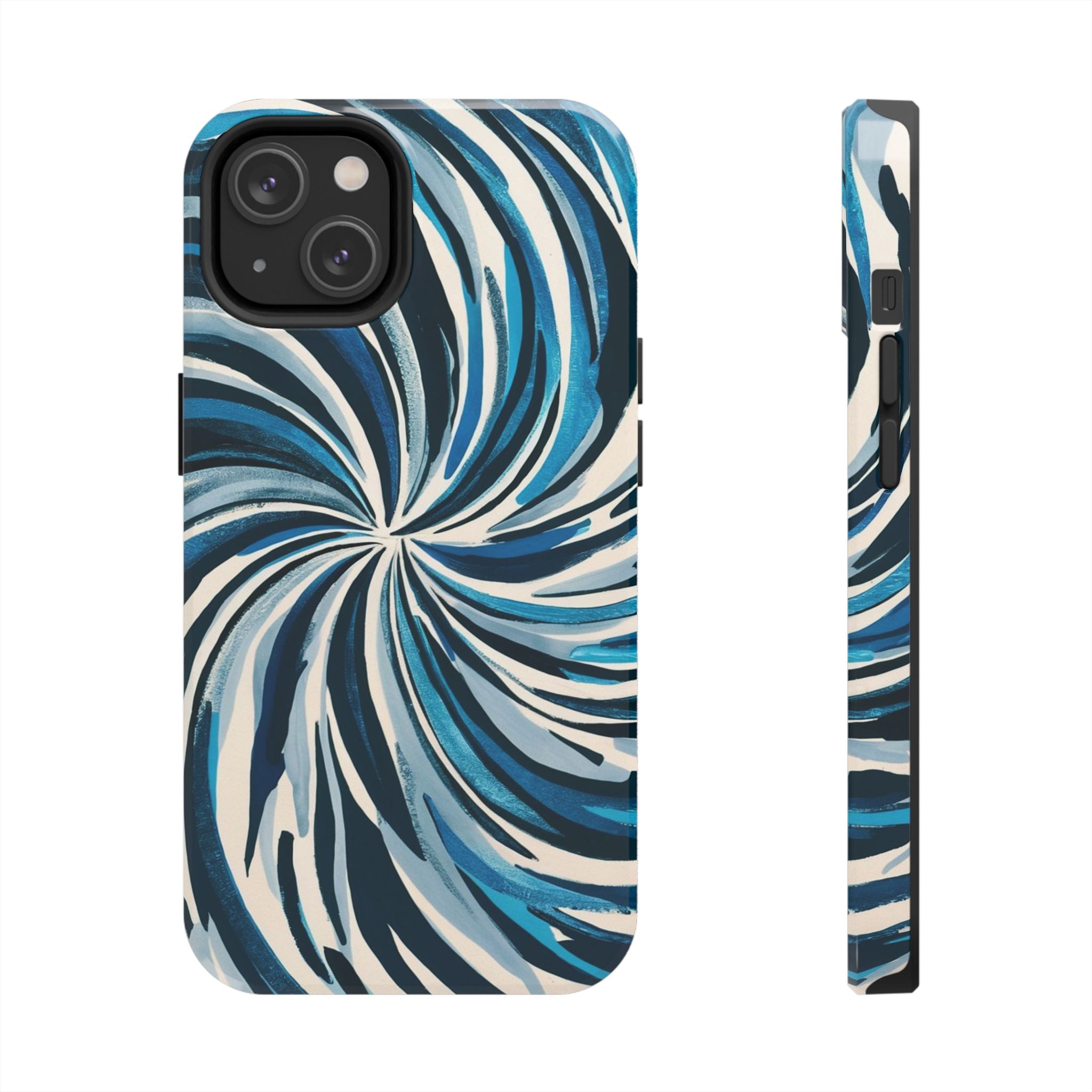 Whirpool - Tough Case for iPhone 14, 15, 16 - Spruced Roost