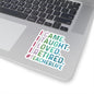 I Came, I Taught, I Loved, I Retired, Retiring Teacher Kiss-Cut Stickers