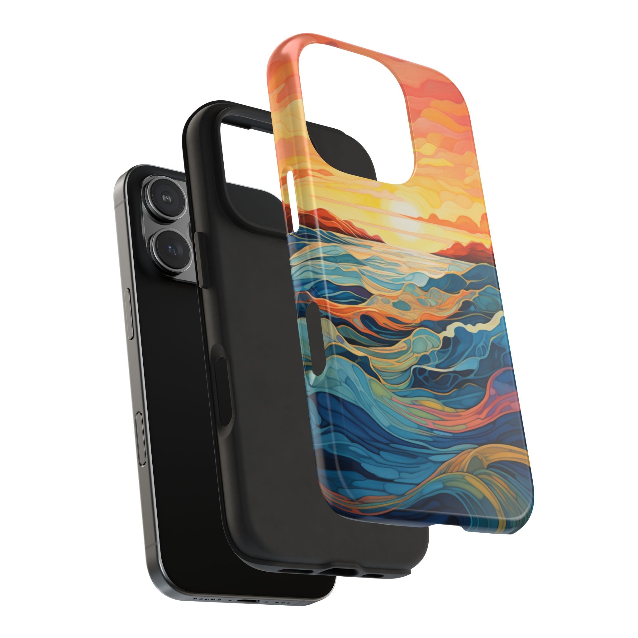 Sunset Swell - Tough Case for iPhone 14, 15, 16