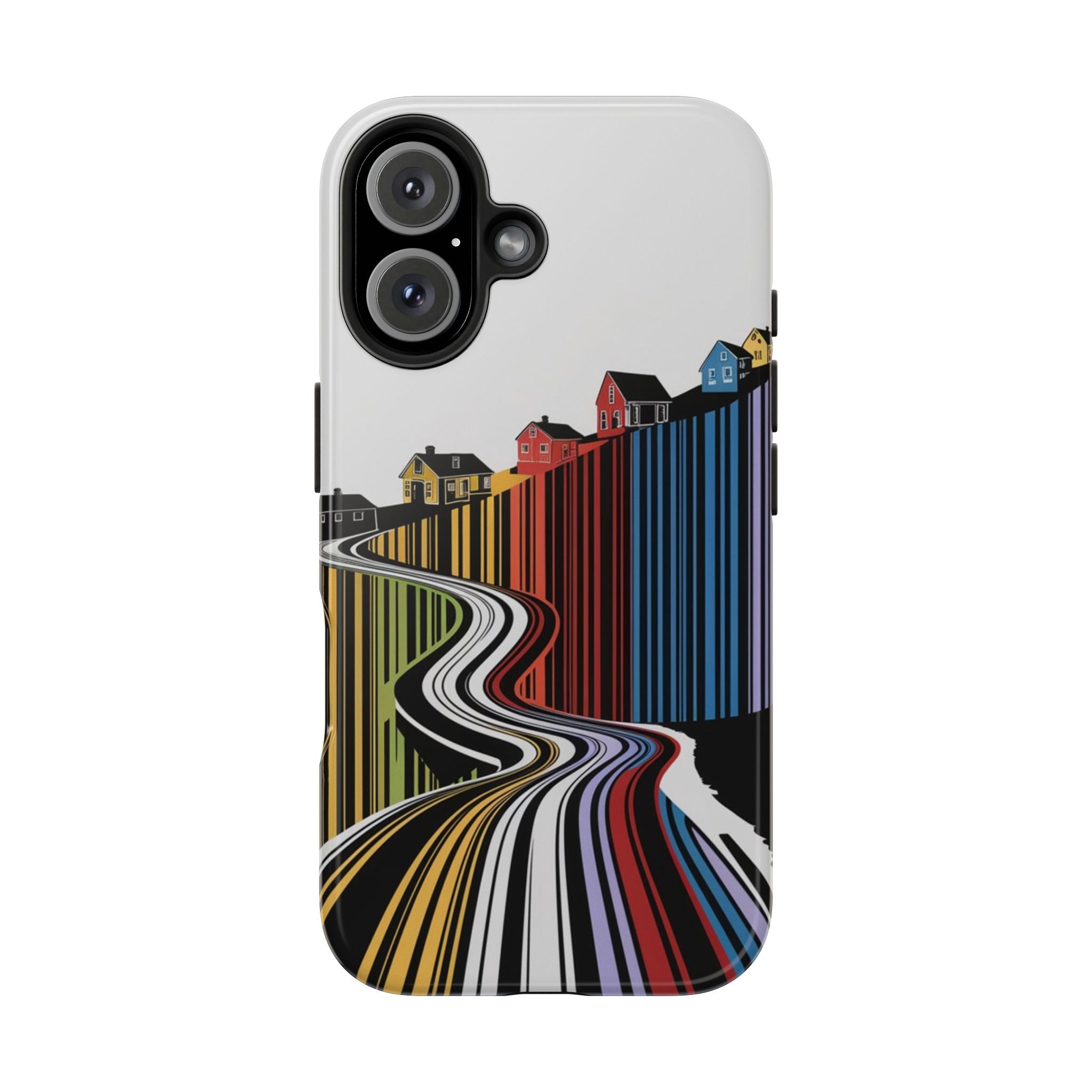 Modern Suburbs - Tough Case for iPhone 14, 15, 16 - Spruced Roost