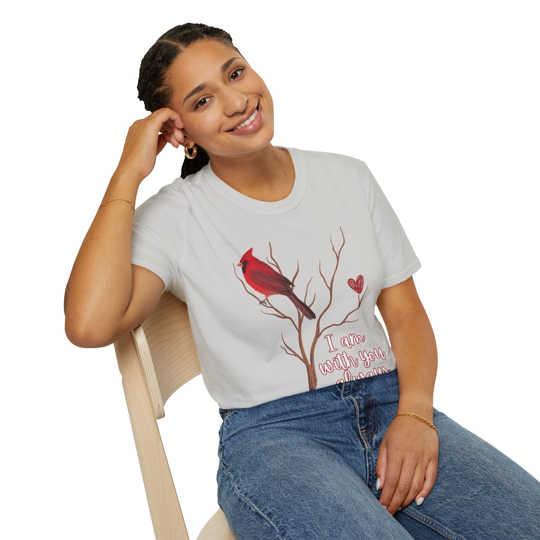 I am with you Always - Unisex Softstyle T-Shirt - Spruced Roost