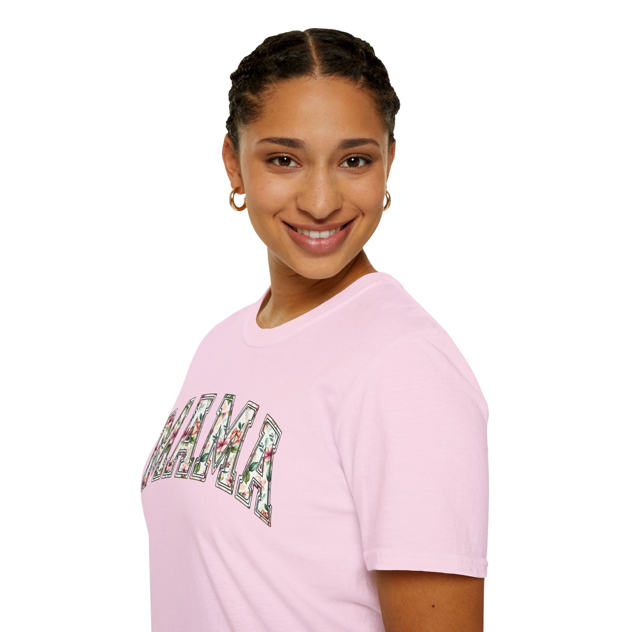 Mama Floral Unisex Softstyle T-Shirt - Spruced Roost