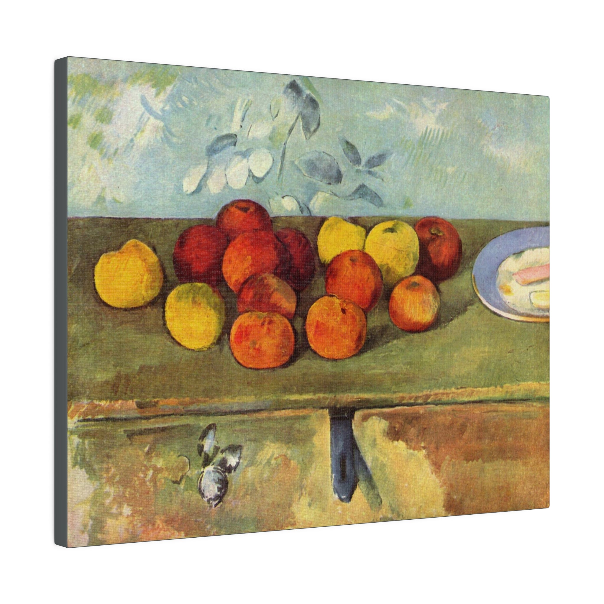 Apples & Biscuits 1895 - Paul Cezanne - Matte Canvas, Stretched, 0.75"