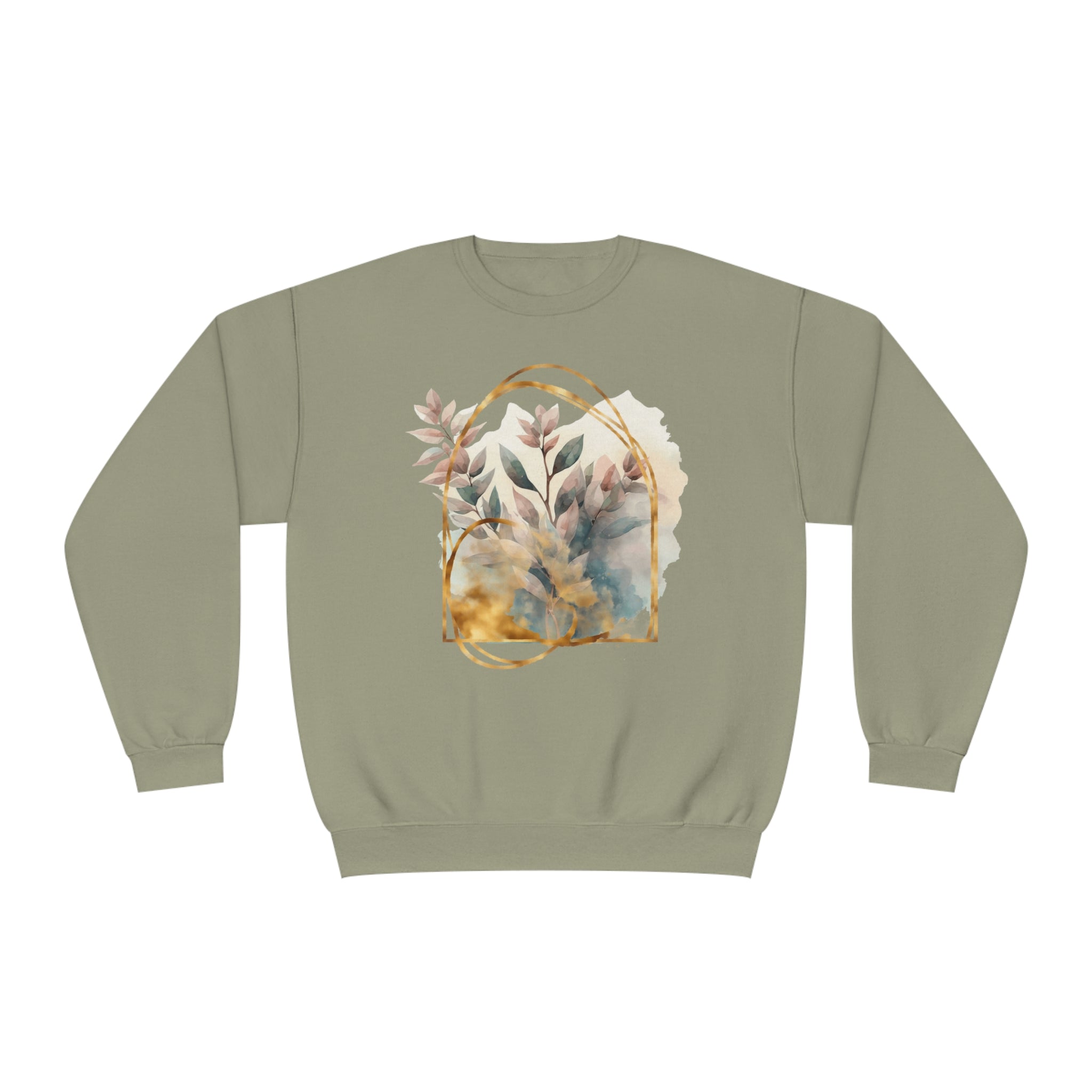 Flora Foliage Unisex NuBlend® Crewneck Sweatshirt - Spruced Roost