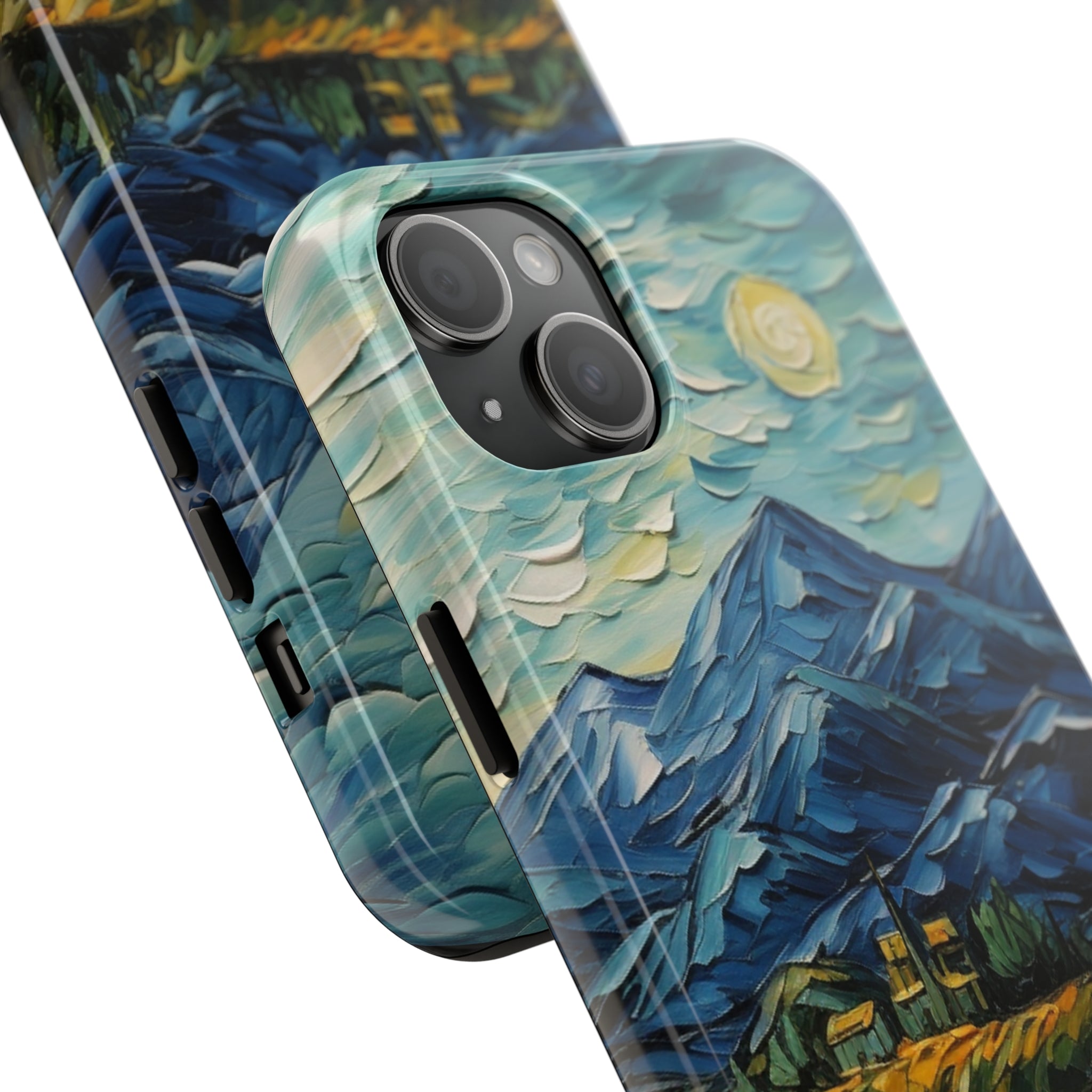 Moonlit Mountains - iPhone Tough Cases