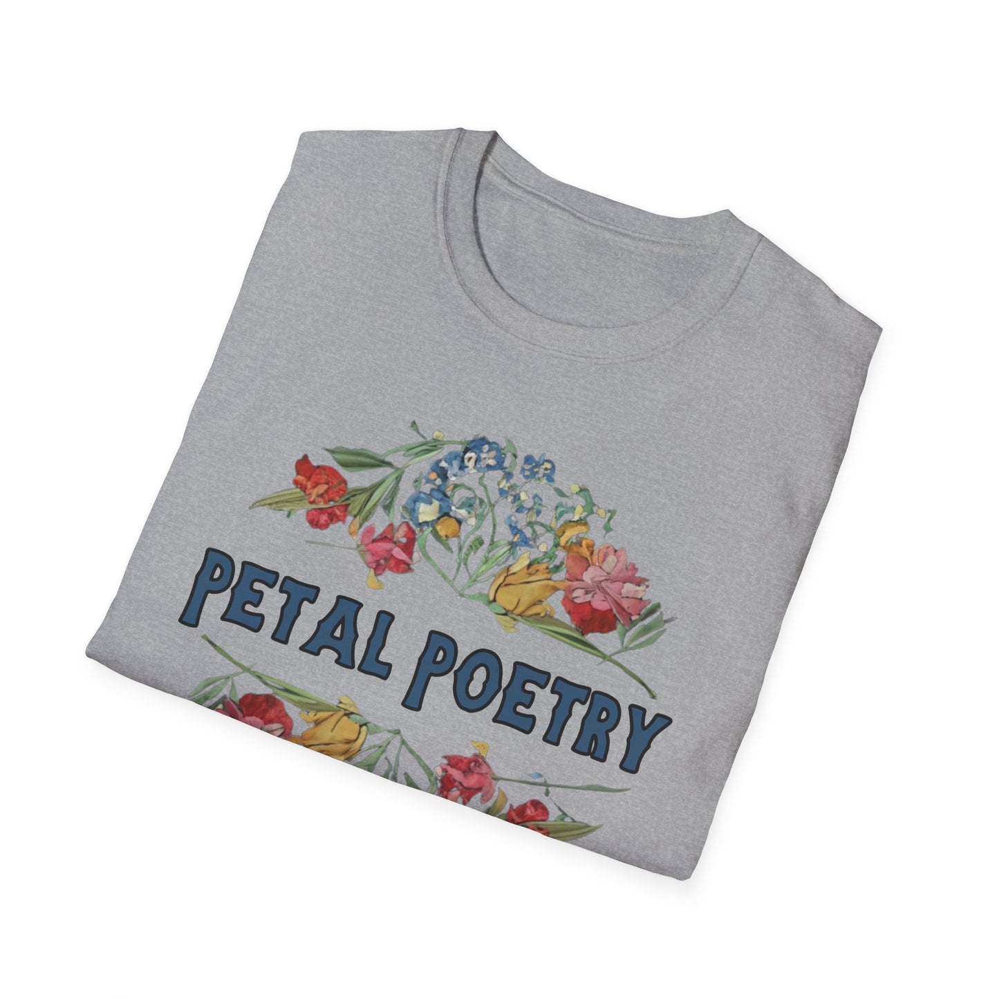 Petal Poetry Unisex Softstyle T-Shirt - S-3XL