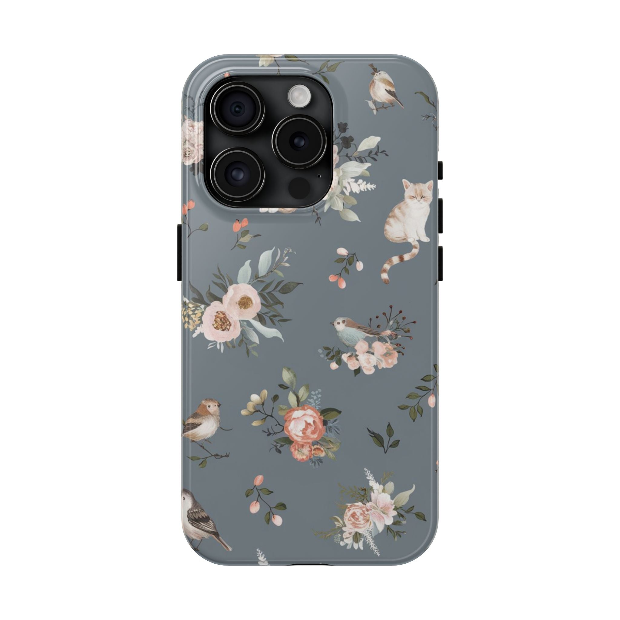 Kitty Cats and Nature - Tough Case for iPhone 14, 15, 16 - Spruced Roost
