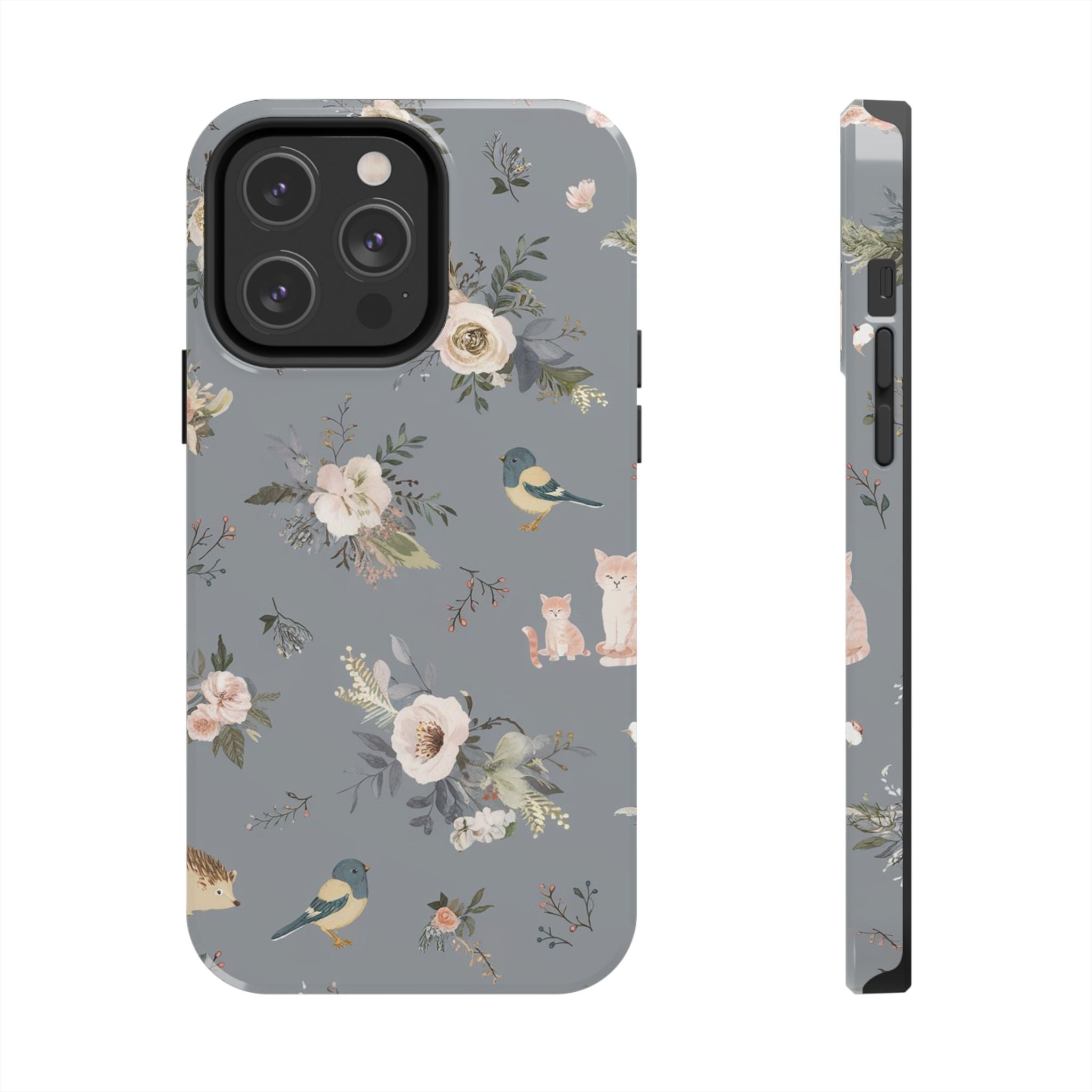 Cats and Birds - Tough Case for iPhone 14, 15, 16