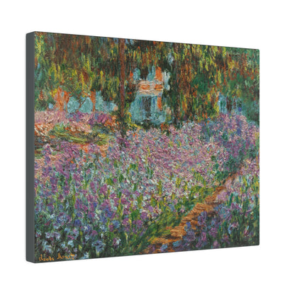 Iris's in Monet's Garden - Claude Monet Matte Canvas, Stretched, 0.75"