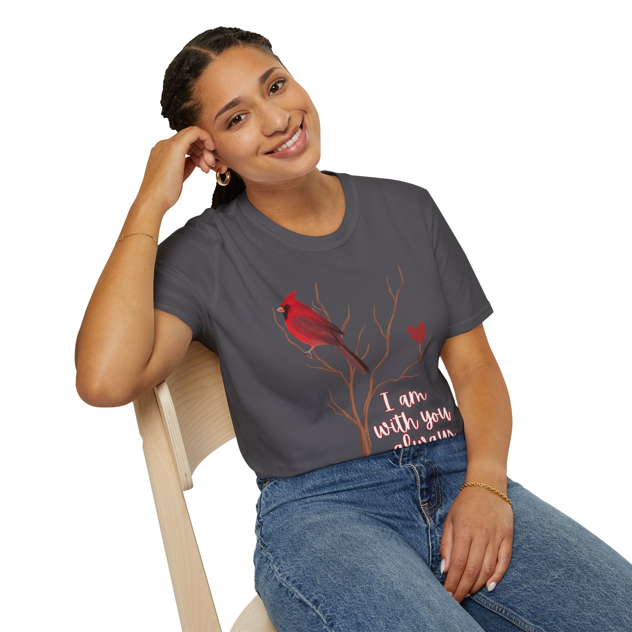 I am with you Always - Unisex Softstyle T-Shirt - Spruced Roost