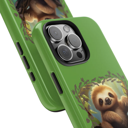 Sloth Serenity - Tough Case for iPhone 14, 15, 16