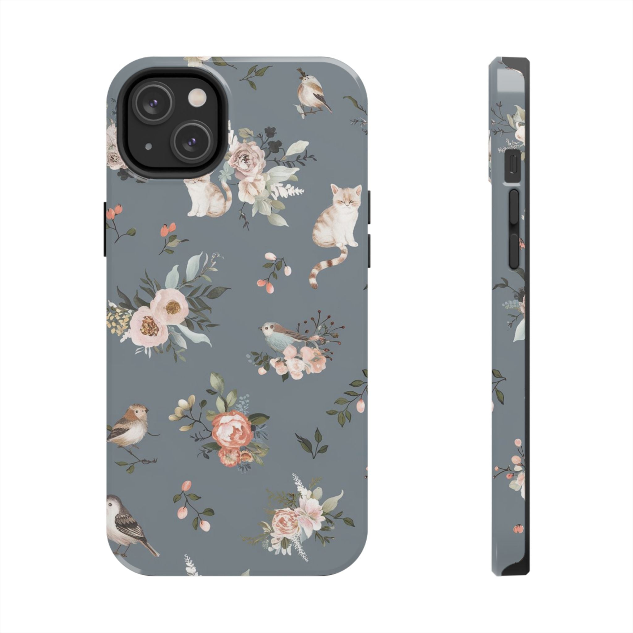 Kitty Cats and Nature - Tough Case for iPhone 14, 15, 16 - Spruced Roost