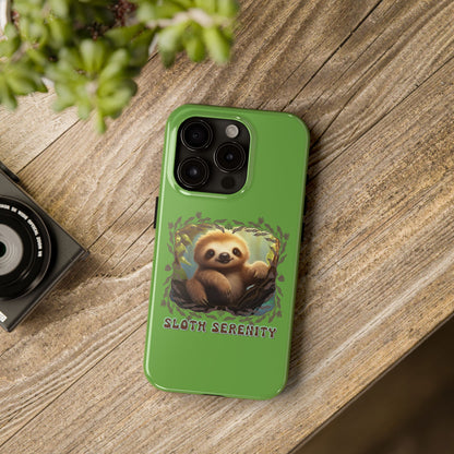 Sloth Serenity - Tough Case for iPhone 14, 15, 16