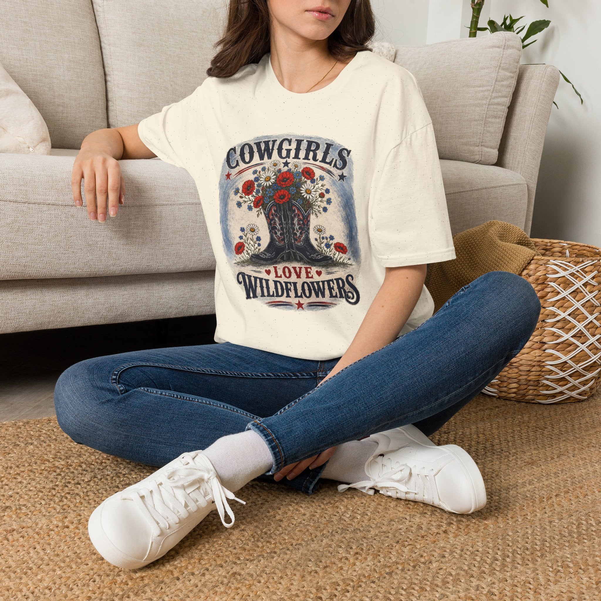 Cowgirls Love Wildflowers - Women's T-shirt