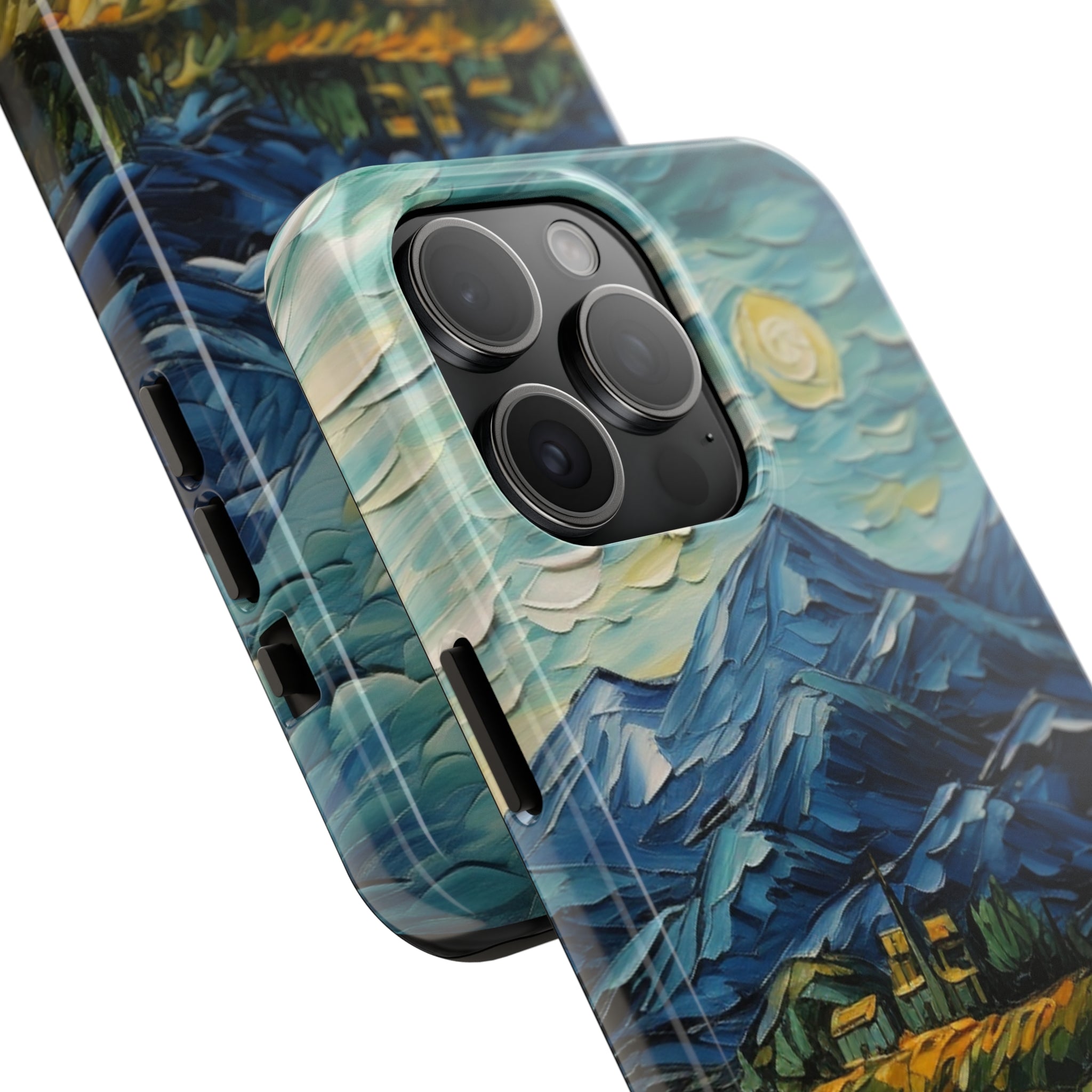 Moonlit Mountains - iPhone Tough Cases