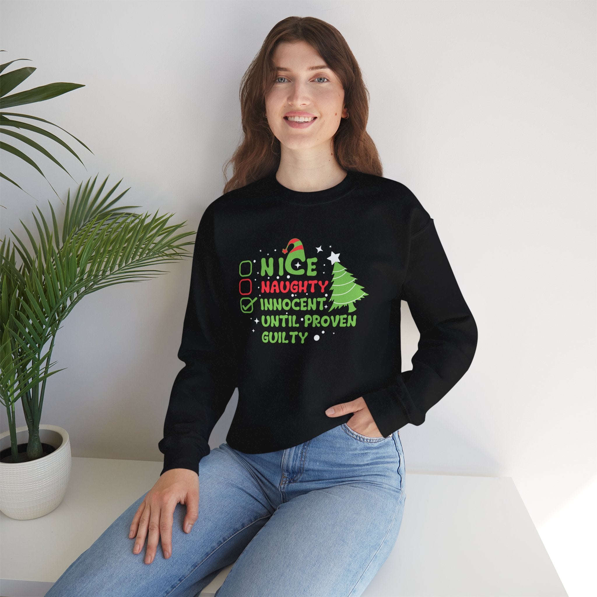 Naughty or Nice Unisex Heavy Blend™ Crewneck Sweatshirt