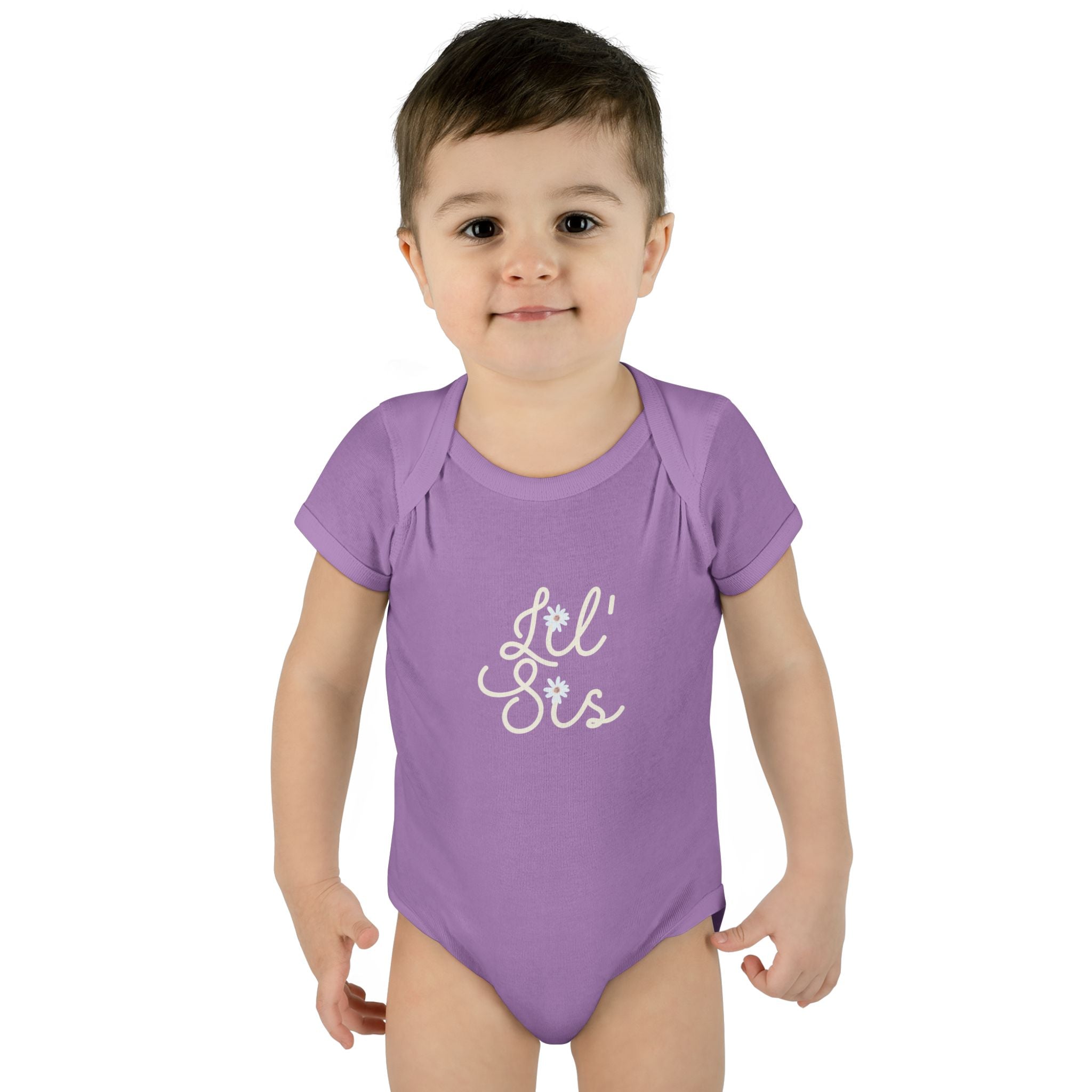 Lil' Sis Infant Baby Bodysuit - Cute Baby Clothes for Newborns
