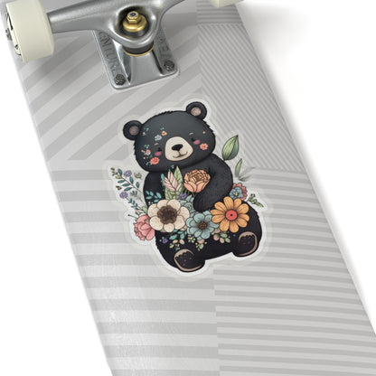 Black Bear Sweetness - Kiss-Cut Stickers