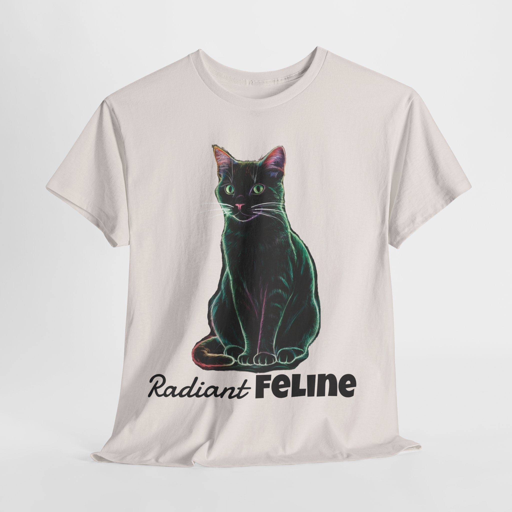 Radiant Feline - Unisex Heavy Cotton Tee