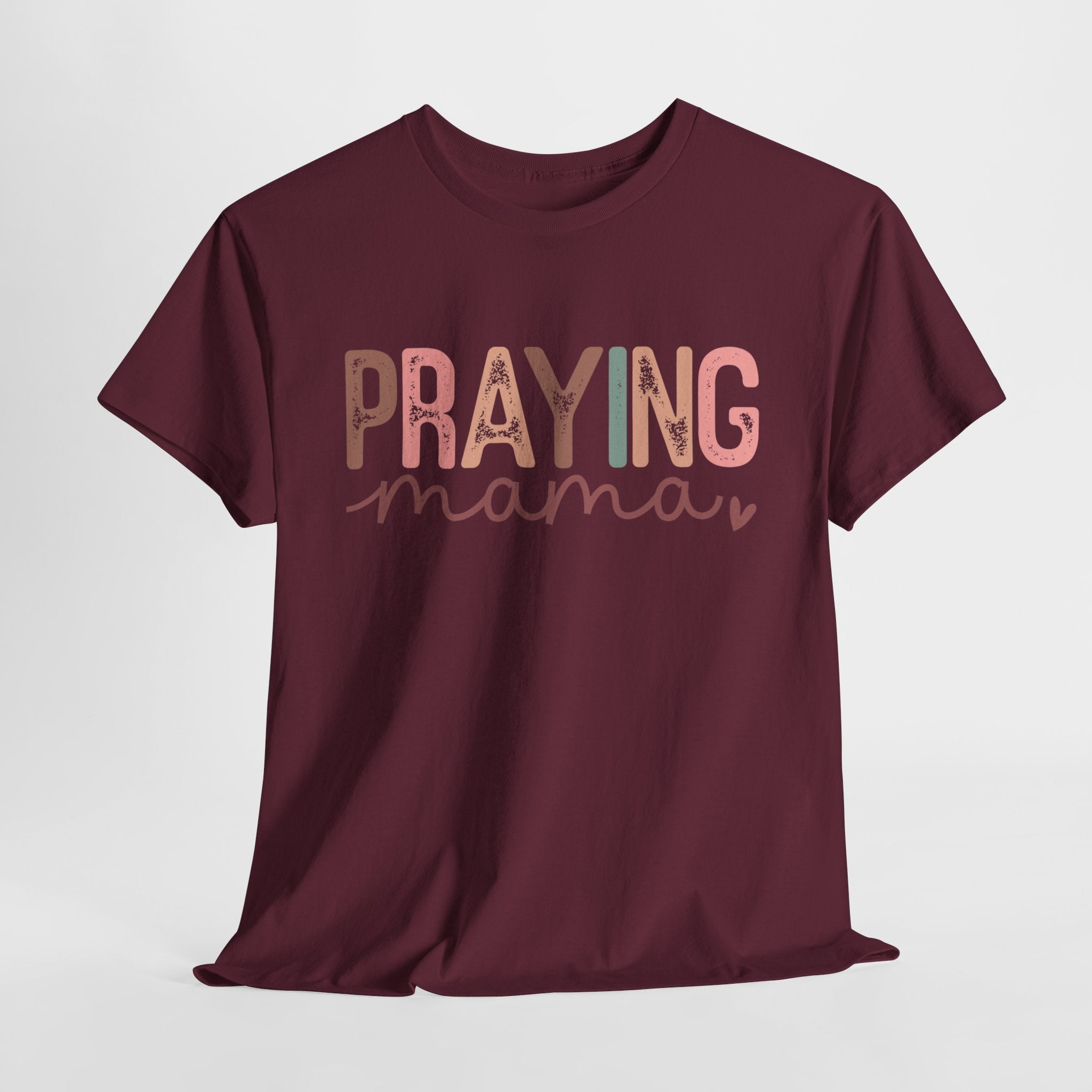 Praying Mama Colorful Unisex Heavy Cotton Tee - Spruced Roost