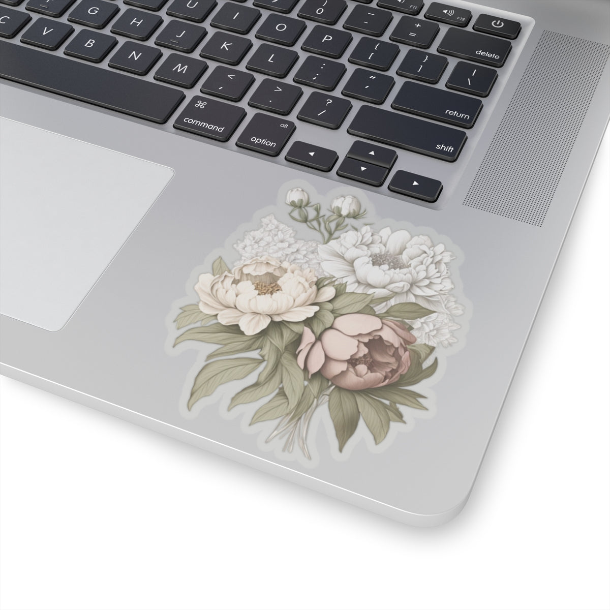 Peony Trio Kiss-Cut Stickers