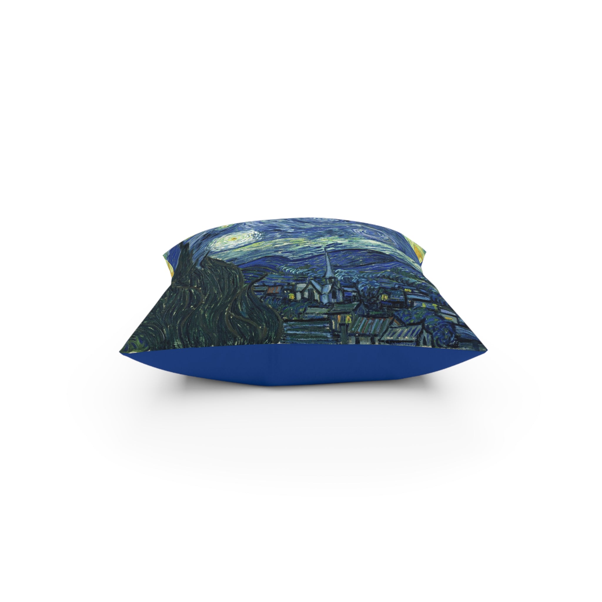 The Starry Night Van Gogh Broadcloth Pillow 16"x16" - Spruced Roost
