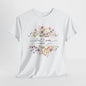 Best Mom Floral Unisex Heavy Cotton Tee